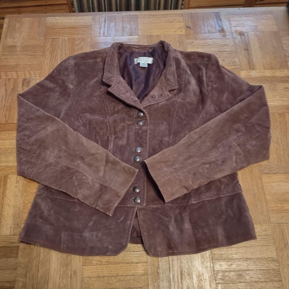 Swede Purple Jacket by Christopher & Banks